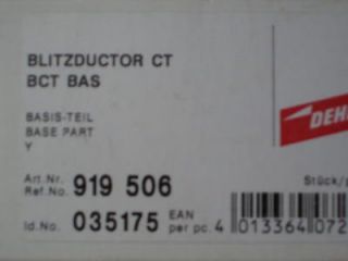 Blitzductor CT BCT BAS 919506 Basisteil Dehn ean 4013364072732
