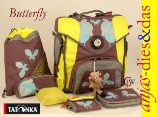 Tatonka School X Vario Butterfly 7er Schulranzen Set Sportbeutel