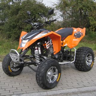 QUAD MAD MAX 250 cc ATV ENDURO STRAßENZULASSUNG ORANGE