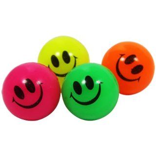 100 x Flummi Smiley Face Gesicht Ball Hüpfball 27mm 