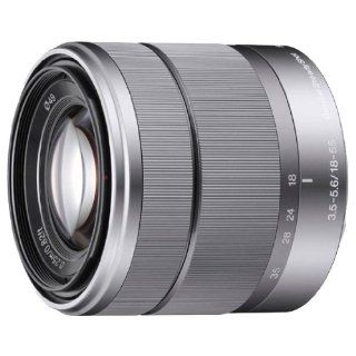 Sony SEL 1855 18 55mm E Mount Objektiv silber Kamera