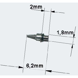 Ersatzdüse für Mini Sandstrahlpistole Air Eraser 178   Düsen