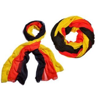 Stylisch leichter Loop oder Schal im Deutschland Flaggen Design