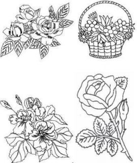 280 Malvorlagen Vorlagen Blume Blumen Rose Window Color