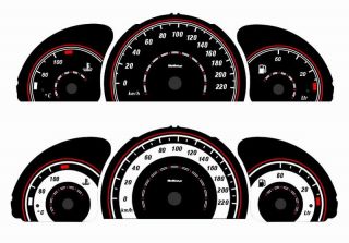 scale 220 and 260 km h rpm 6000 and 7000 rpm min opel vectra b without