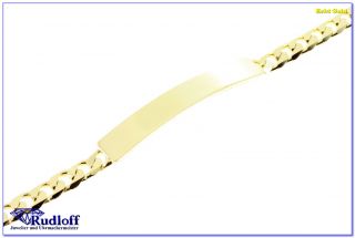 Armkette Ident Gravur Armband BE10653643 echt Gold 333 19 cm 8Kt