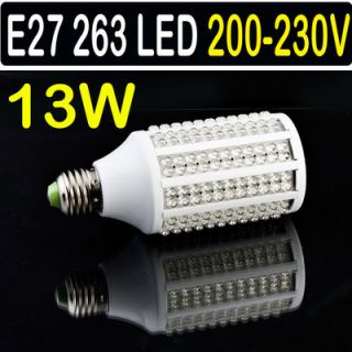 E27 263 LED Leuchtmittel Lampe 13W 200 230V Light Licht