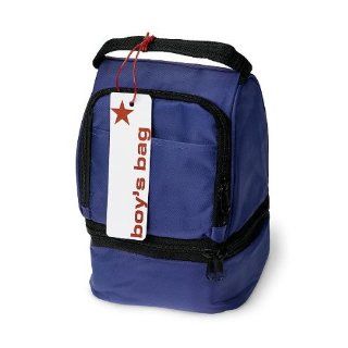 Lunch Bag   Mini Kühltasche blau mit Tragegriff Sport