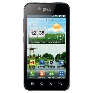 LG P970 Optimus Black Smartphone 4 Zoll schwarz Elektronik