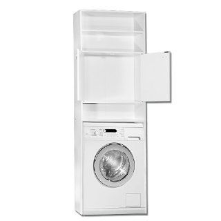 Badezimmerschrank für Waschmaschine, 195 x 63 x 20 cm (H/B/T) 