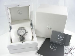 GUESS SWISS MADE GC Ladies Diver Chic REAL Diamonds Damen Chronograph