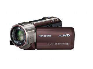 Panasonic HC V727 EG T Braun + Zubehörpaket  16GB SDHC + Tasche