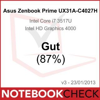 Asus UX31A C4027H 33,8 cm Notebook Computer & Zubehör