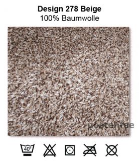 Kümpers saugaktiv Schmutzfangmatte 60x75cm beige Sauberlaufmatte