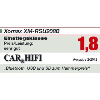 Xomax XM RSU208B Bluetooth Kfz Radio (SD Kartenslot, USB) schwarz