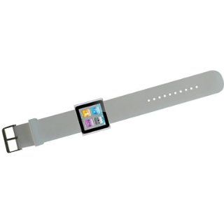 LUPO Silikon Uhrenarmband für iPod Nano 6   WEISS 