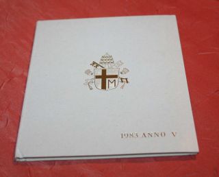 KMS Kursmünzensatz 1983 Vatikan inkl. 1000 Lire Silbermünze