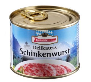 Wurst Schinkenwurst 5x200g ZM Delikatess 1,0 kg(420203)