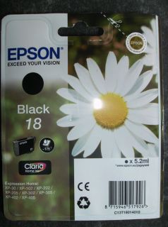 Epson XP 102 XP 202 XP 205 XP 305 XP 402Orig. Druckpatrone schwarz