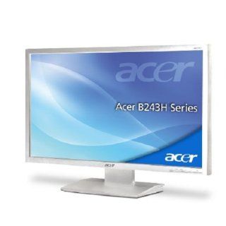 Acer B243HLCOWMD 61 cm LED Backlight Monitor hellgrau 