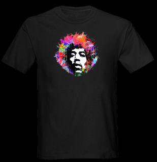 Jimi Hendrix Retro T Shirt Men Black S M L XL 2XL 3XL