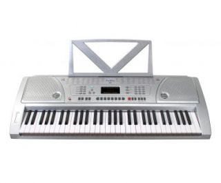 FunKey 61 Keyboard Set E Piano Ständer Hocker Noten 61 Tasten Kinder