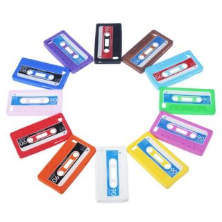 Retro Stylish Cassette Tape Soft Silicone Case Cover For Apple iPhone