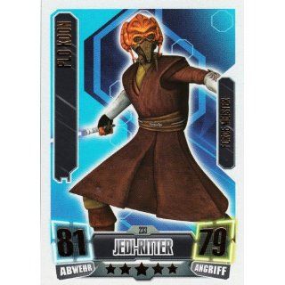 Star Wars Force Attax Serie 2 Einzelkarte 233 Plo Koon Jedi Ritter