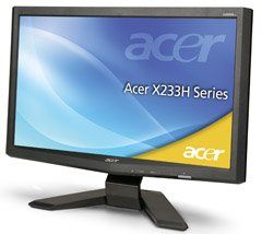 Acer X233HABD 58,4 (23 Zoll) TFT Monitor VGA, DVI (Kontrastverhältnis