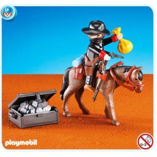 PLAYMOBIL® 7458   Bandit mit Pferd (Folienverpackung) 
