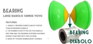 Bearing Diabolo Larger Thicken Chinese yoyo Green 4.92