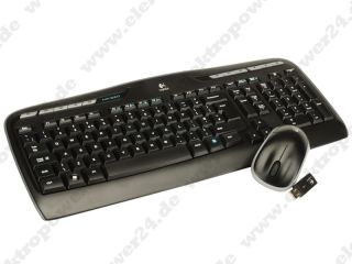 Logitech Wireless Combo MK320 Keyboard Mouse Tastatur Maus Set Funkt