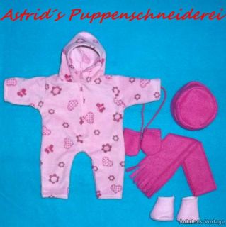Puppenkleidung für 36 cm z. B. my first Baby Annabell SCHNEEANZUG Nr