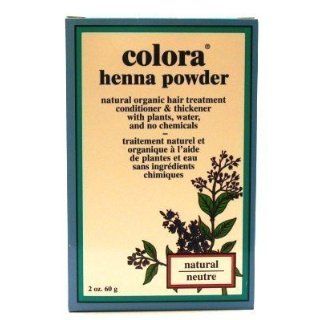 Colora Henna Veg Hair Natural 59 ml (Case of 6) (Haarfarbe) 