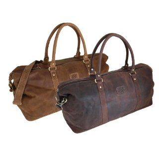 Geräumige Reisetasche aus geöltem Leder von Shalimar Modell Kilmore