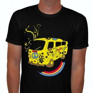 Raxxpurl Comic T Shirt Peace Car Flowerpower Skull for Party, Biker