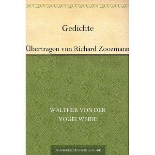 Übertragung der Gedichte von Walther von der Vogelweide eBook