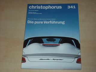 47704) Porsche Boxster Spyder   Christophorus Nr. 341 12/2009