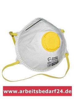 10x Atemschutz Staubschutzmaske Maske mit Ventil FFP1