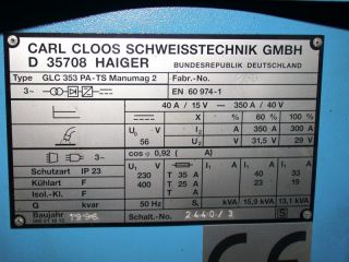 Cloos Robomag 2 GLC 353 PA TS Schweißgerät