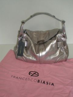 Handtasche Francesco Biasia, silbergrau, UVP€ 345,00