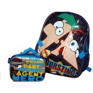 PHINEAS & FERB grosser Rucksack & Lunchbox (Perry, Agent P)   aus USA