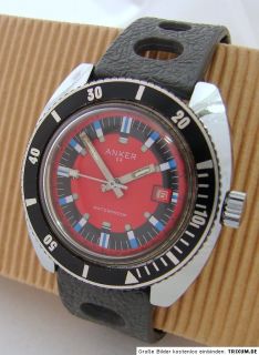 Anker 04 Herrenuhr Taucher Design Retro Uhr vintage mens diver design