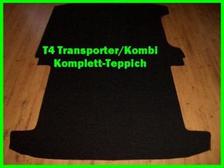 Komplett Teppich Fußmatte VW T4 Transporter Kombi Caravelle