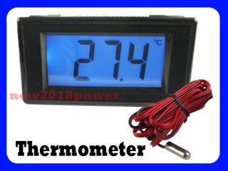 Digital Blue LCD Thermometer Temperature Panel Meter  50C +150C With