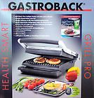 Gastroback 42514 Health Smart Grill Pro Elektrogrill Tischgrill