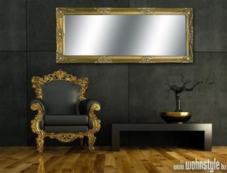 Spiegel Wandspiegel TAMARA Barock gold 132 x 52 cm