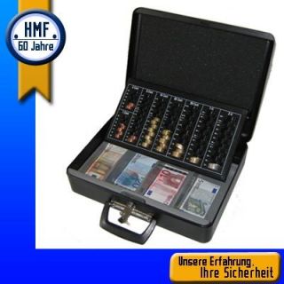 HMF Geldkassette Transportkassette 370 mm Schwarz, Zählbrett