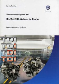 SSP 371 VW CRAFTER Motoren 2,5L TDI Handbuch Sprinter