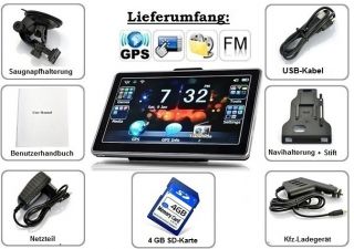Zoll HD Touchscreen   GPS Navigation   Europa Kartenmaterial